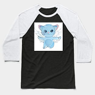 BLUE ANGEL CAT Baseball T-Shirt